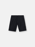 Stone Island All-Weather Cotton Canvas Ghost Cargo Shorts in Black