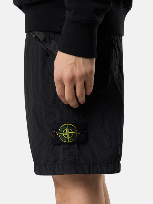 Stone Island Nylon Metal Shorts in Black