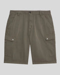 Lyle & Scott Cotton Cargo Shorts in Khaki Ash
