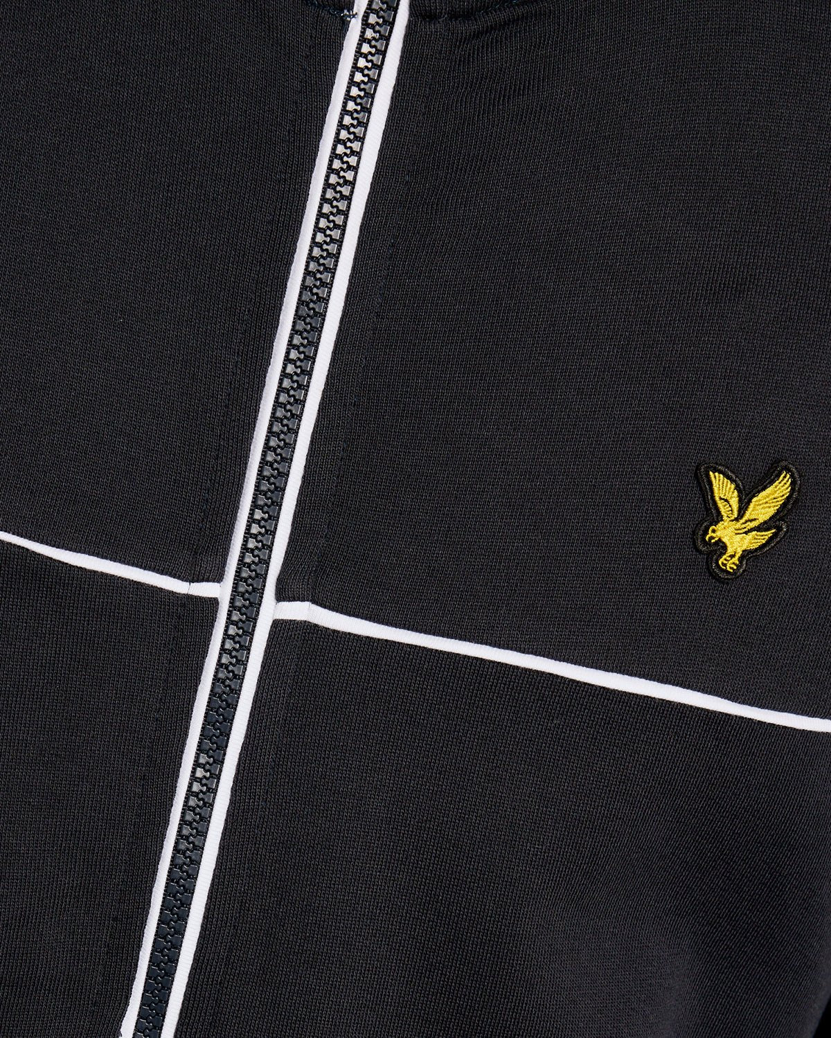 Lyle & Scott Piped Full-Zip Track Top in Dark Navy