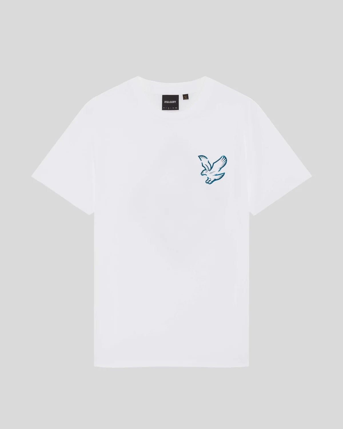 Lyle & Scott Chrome Graphic Eagle T-Shirt in White