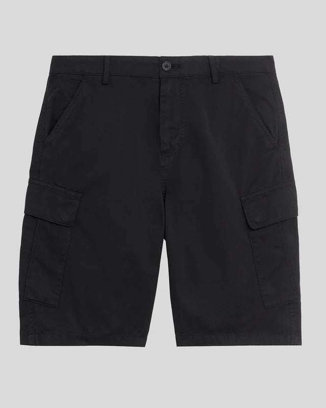 Lyle & Scott Cotton Cargo Shorts in Jet Black