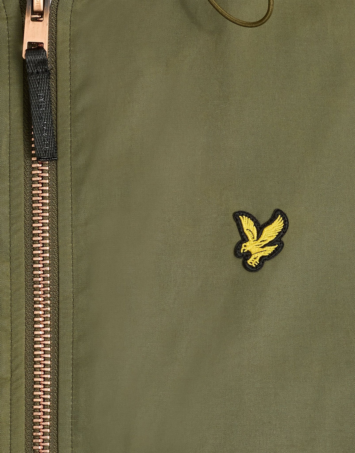 Lyle & Scott Waxed Hooded Utility Jacket in True Olive – Label