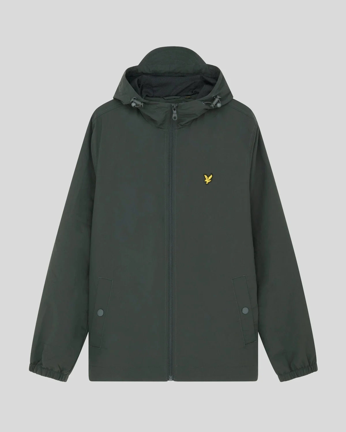 Lyle & Scott Water Resistant Hooded Jacket in Gunmetal