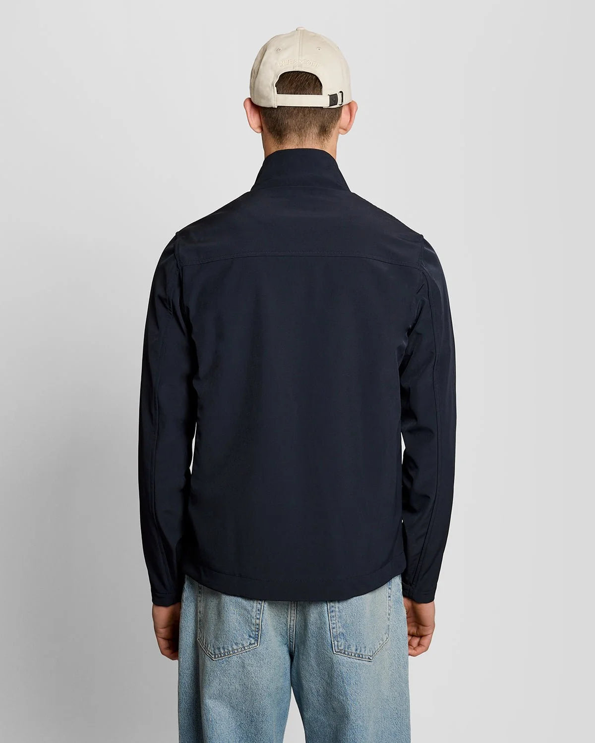 Lyle & Scott Mesh Back Soft-Shell Jacket in Dark Navy