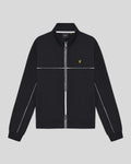 Lyle & Scott Piped Full-Zip Track Top in Dark Navy