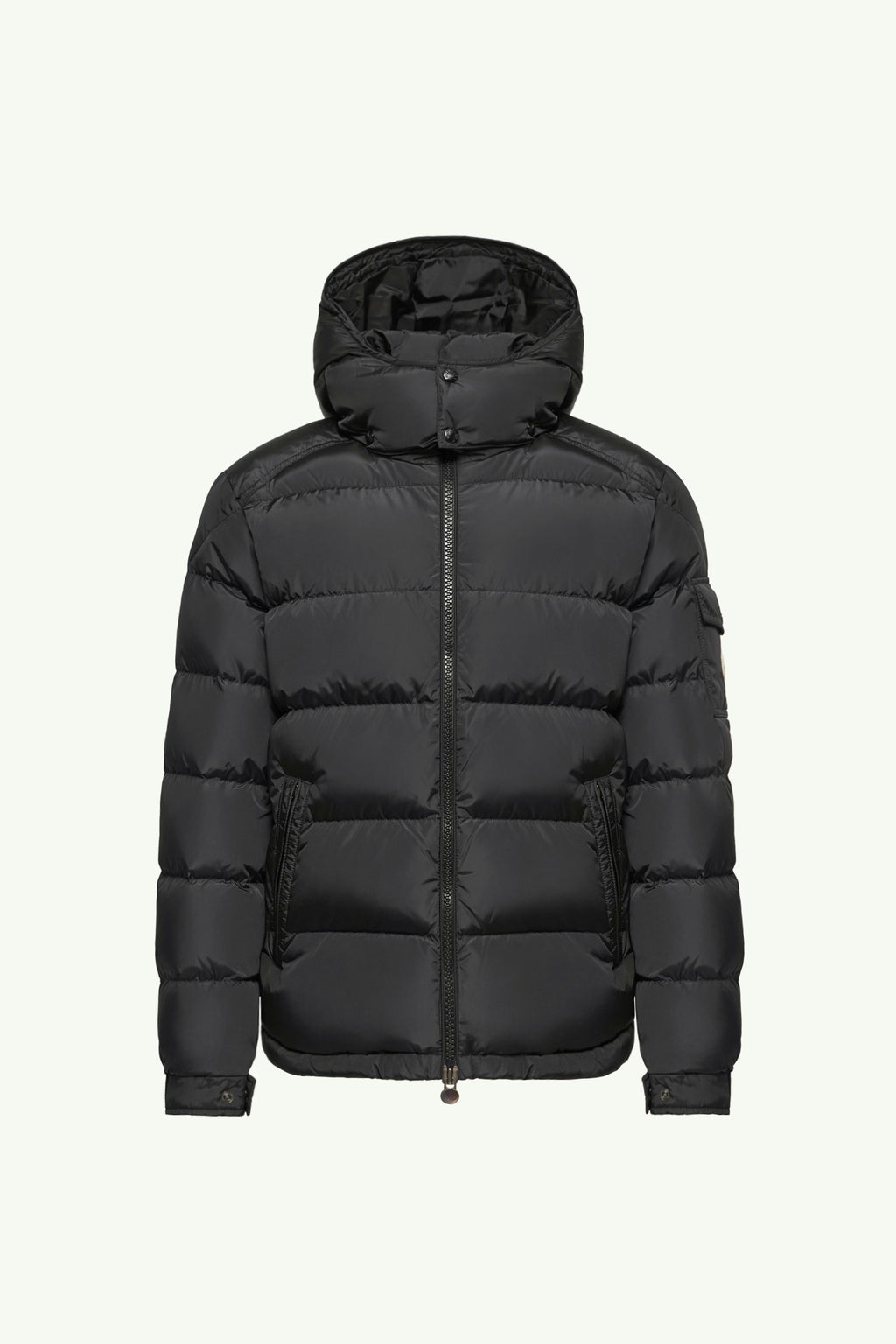 Moncler Maya Matte Short Down Jacket in Navy Blue