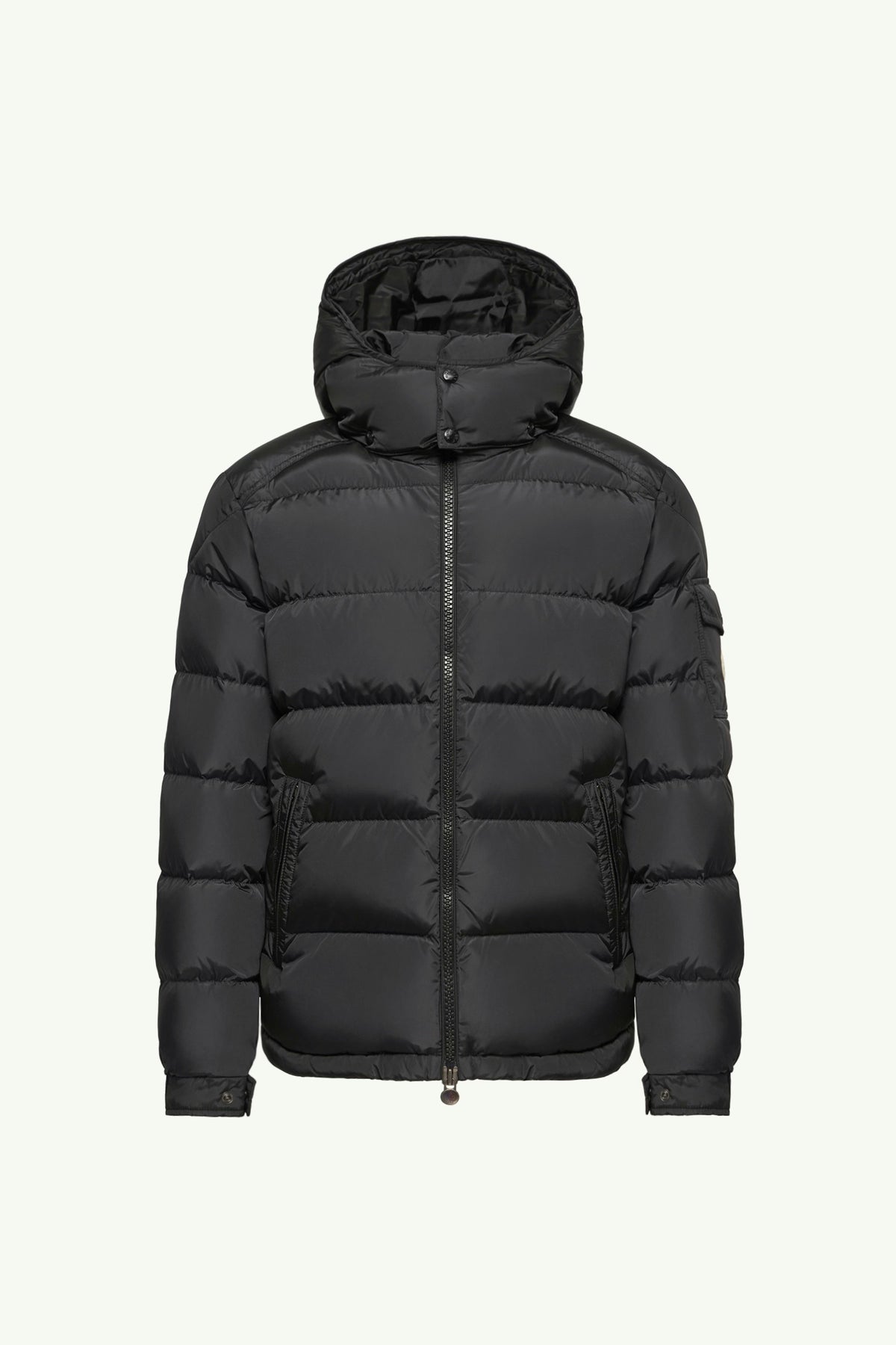 Moncler Maya Matte Short Down Jacket in Navy Blue