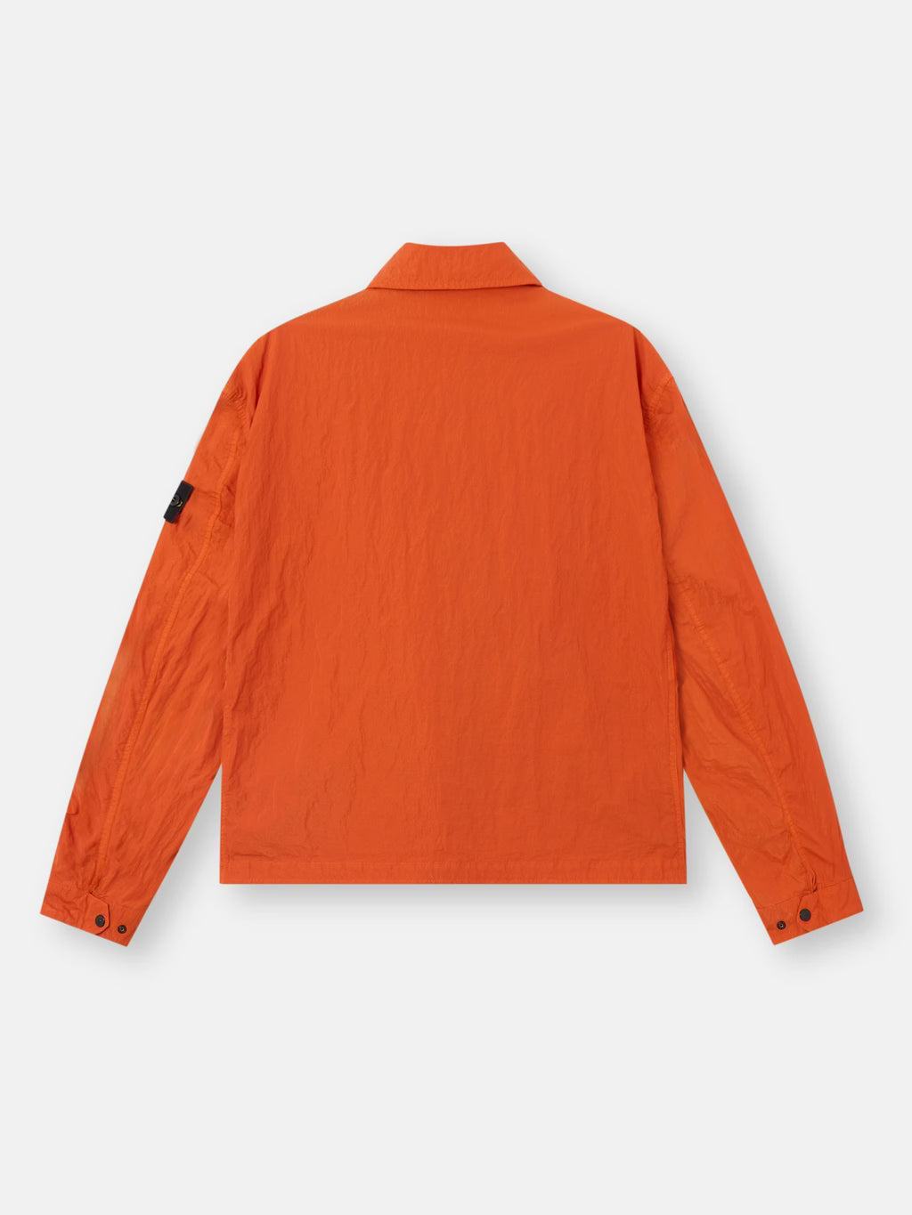 Stone Island Warp Rib Nylon-TC Coach Jacket in Burnt Orange