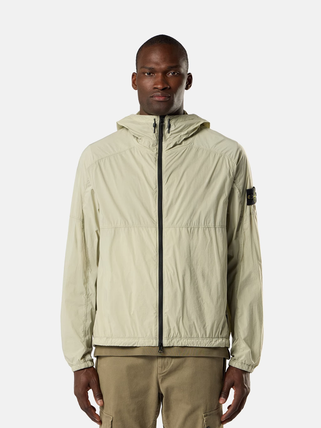 Stone Island Ultralight Nylon Stretch-TC Jacket in Sand