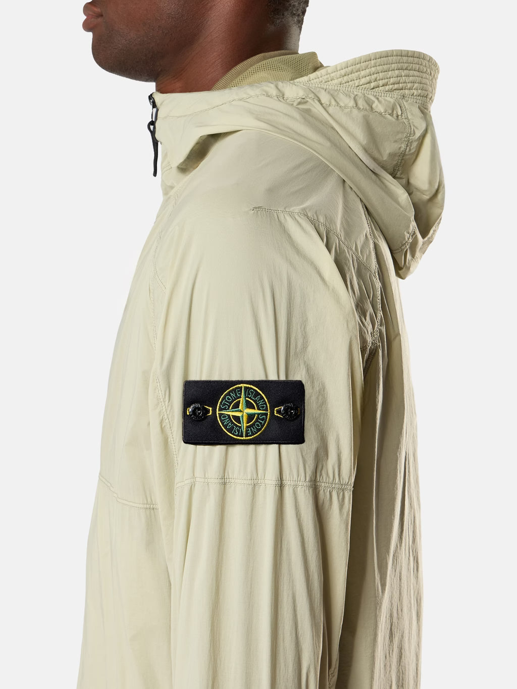 Stone Island Ultralight Nylon Stretch-TC Jacket in Sand
