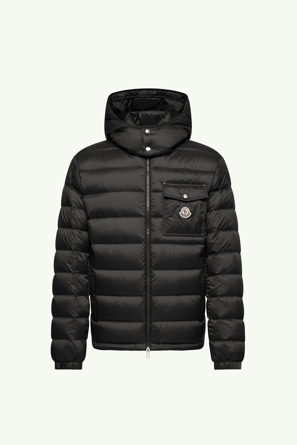 Moncler Verith Hooded Short Down Jacket in Black