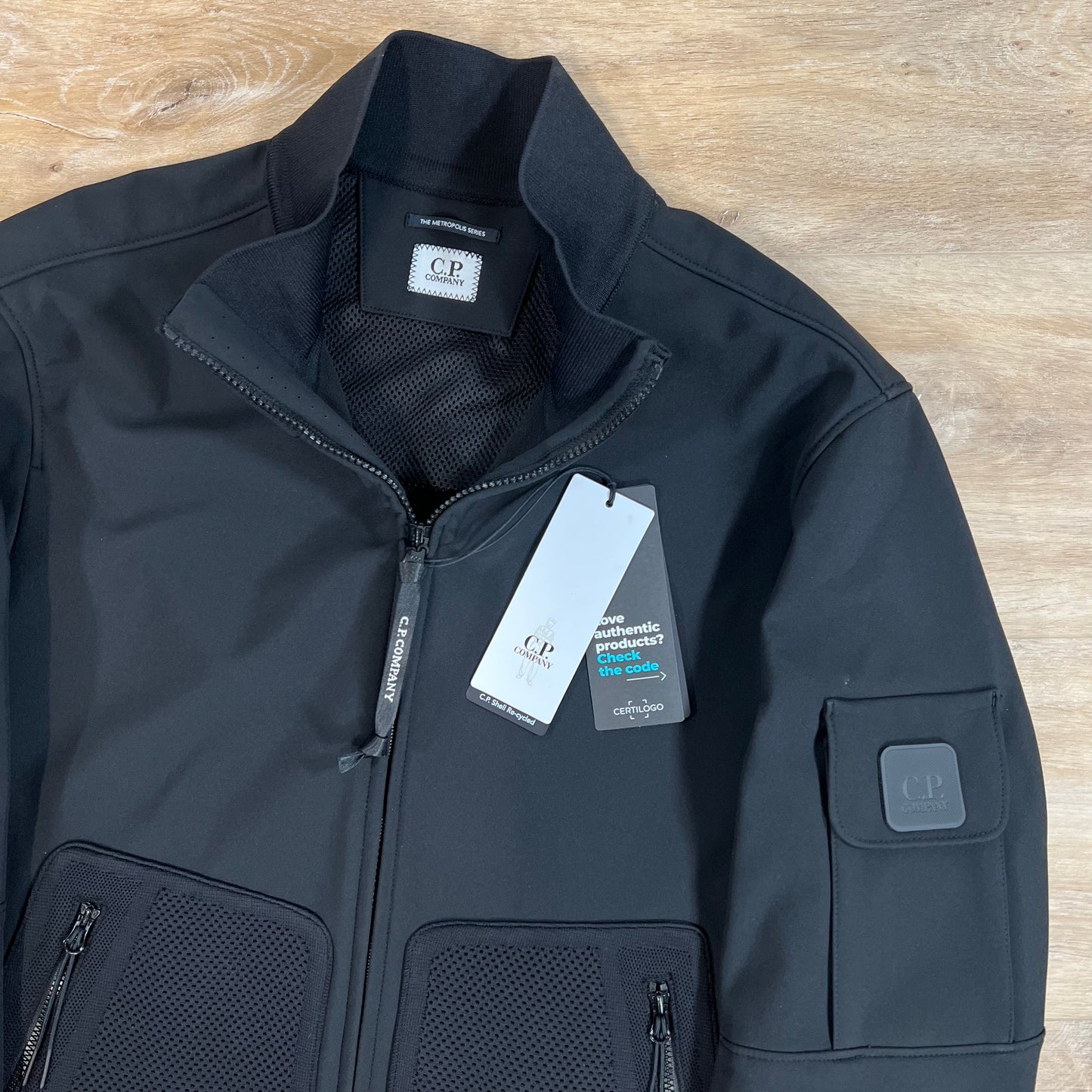 C.P. Company Metropolis Shell-R Jacket in Black