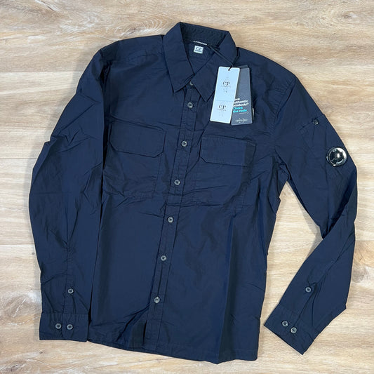 C.P. Company Taylon L Utility Shirt in Navy