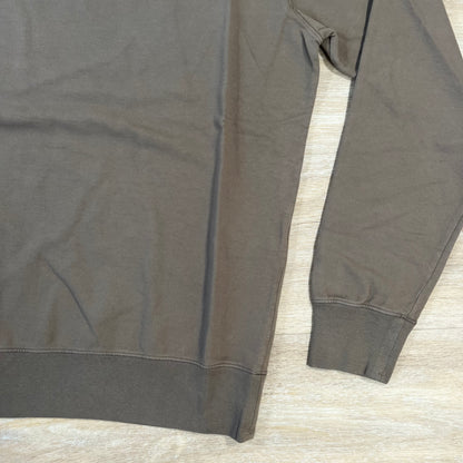 C.P. Company Light Fleece Logo Sweatshirt in Lead Grey