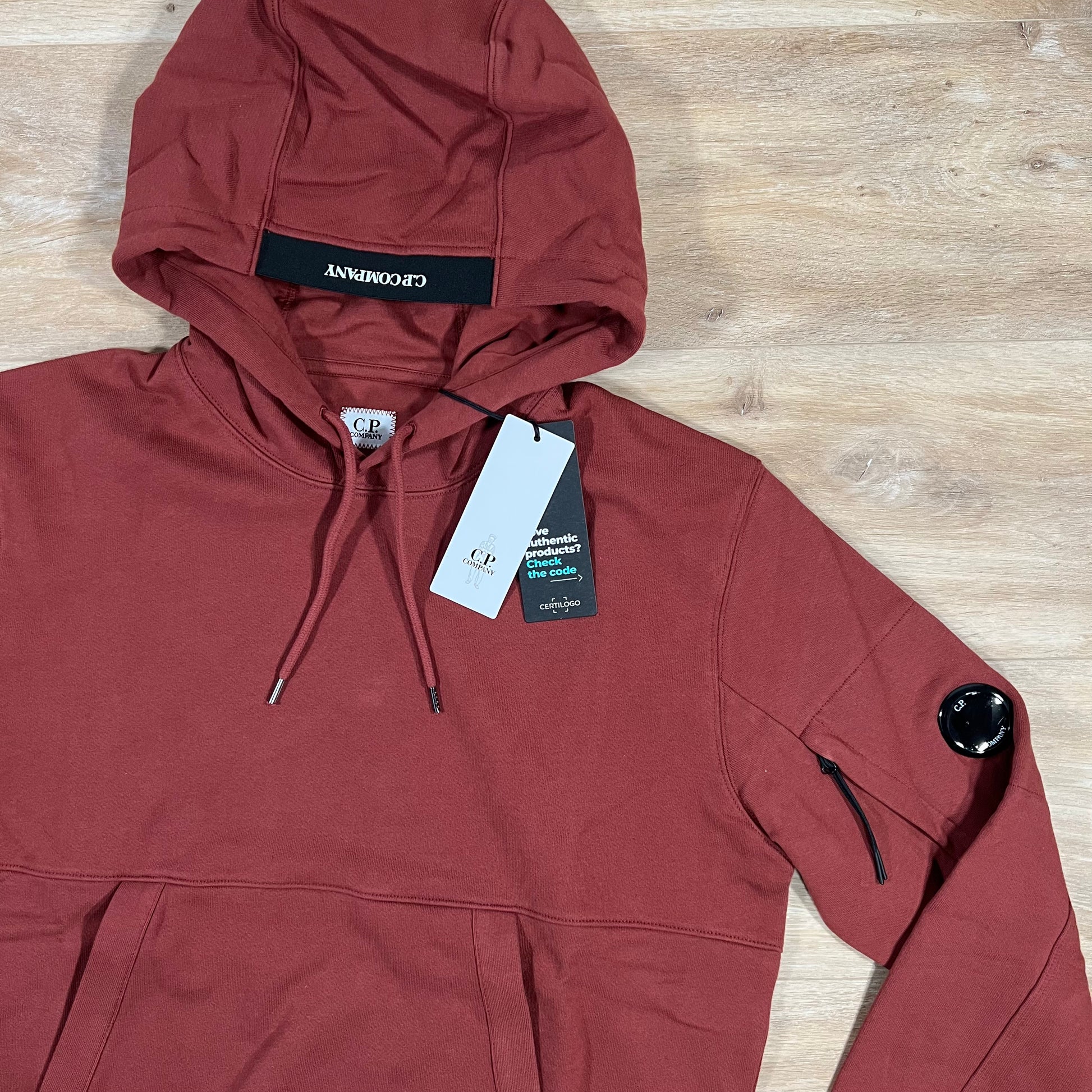 Red cp hoodie hotsell