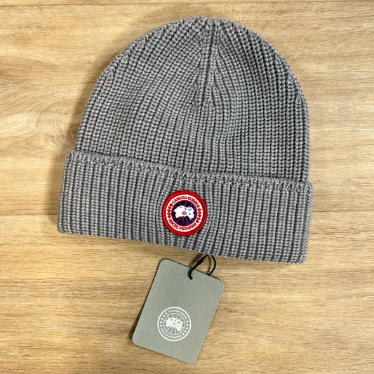 Canada Goose Rib Toque Beanie in Heather Grey