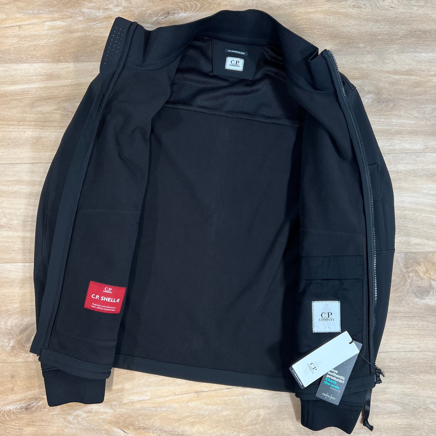 C.P. Company Metropolis Shell-R Jacket in Black