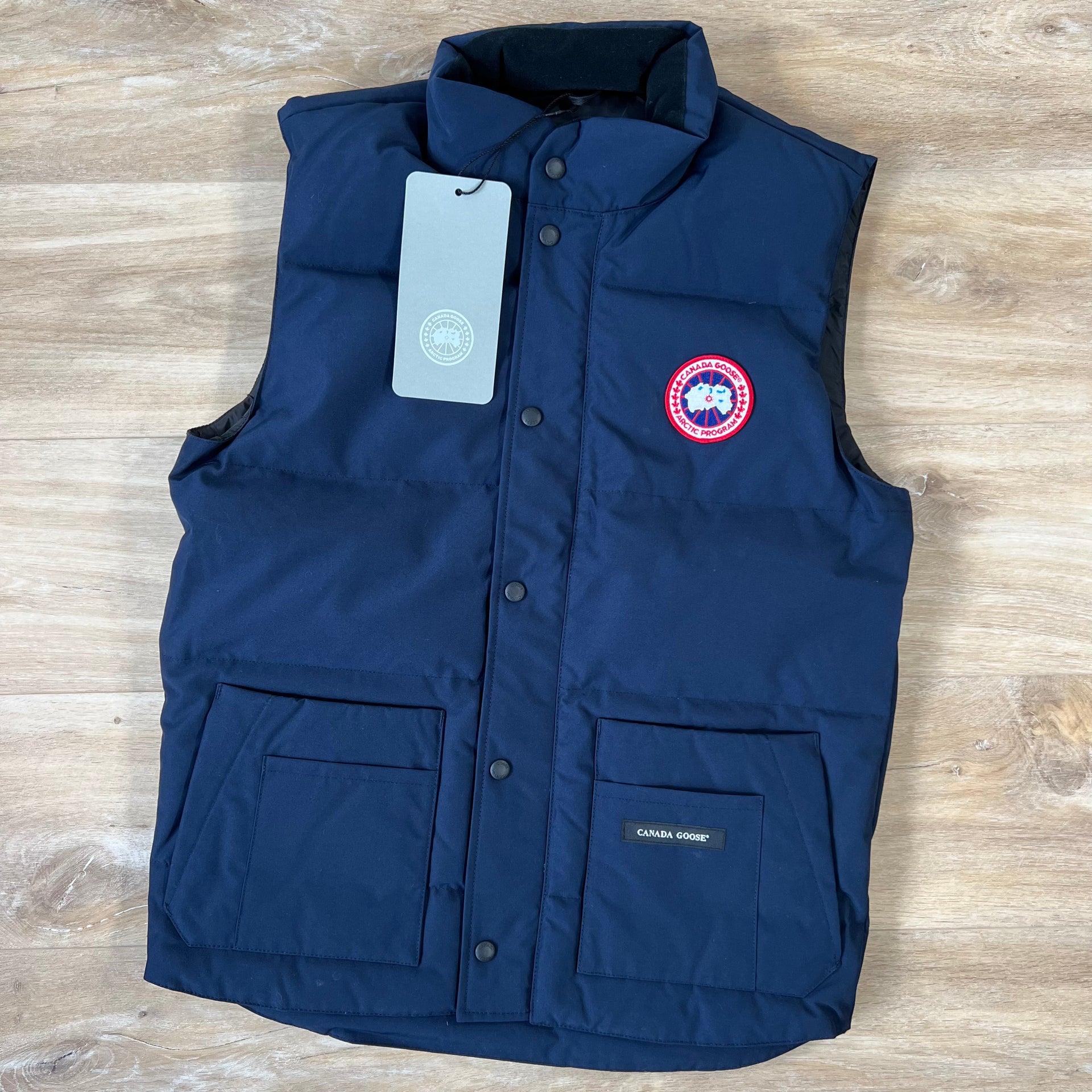 Canada goose vest navy on sale