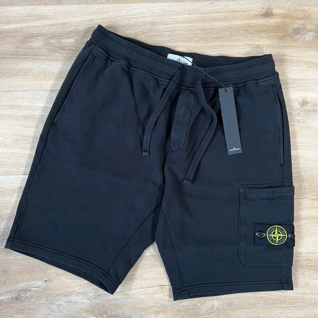 Stone island hot sale fleece shorts