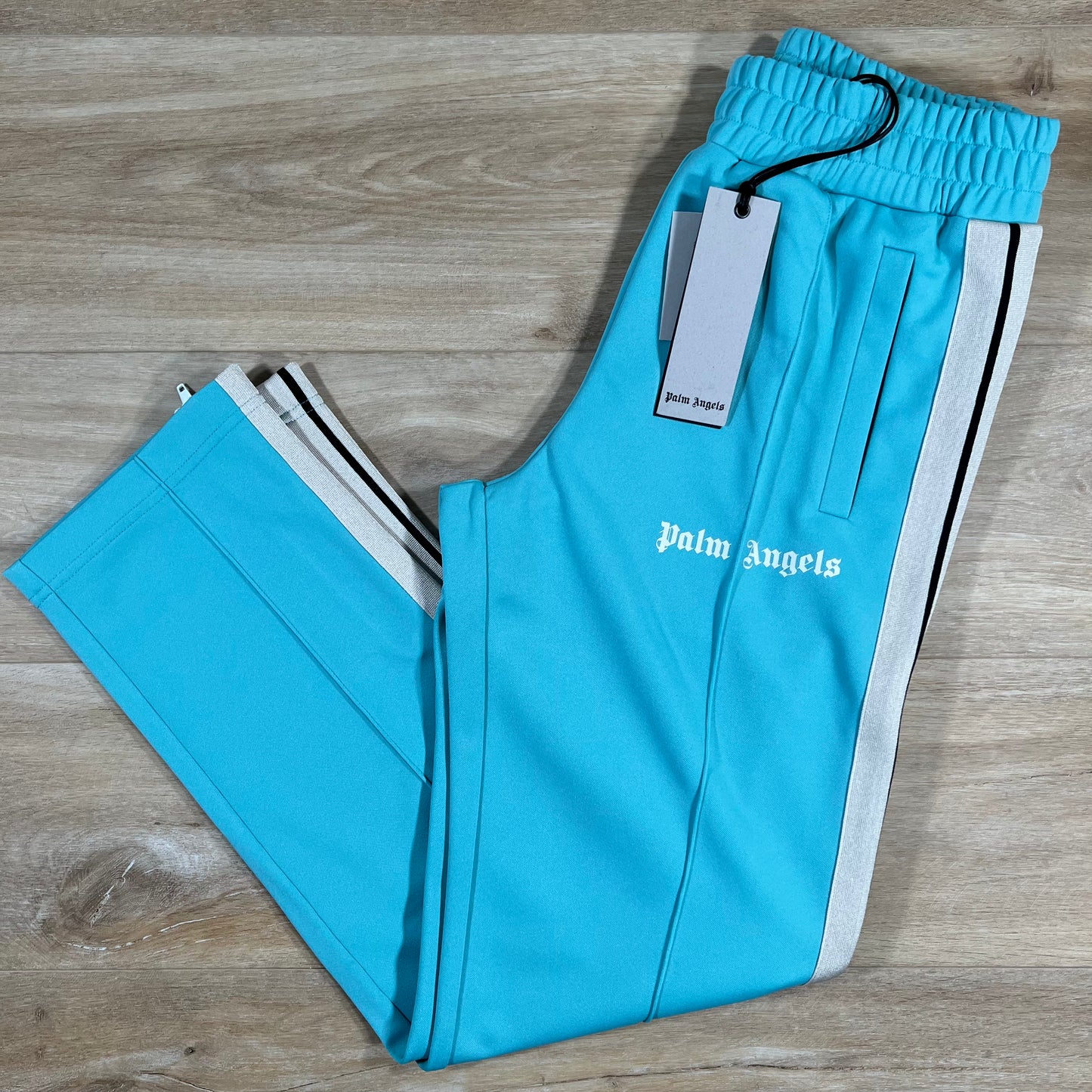 Palm angels baby blue track pants hotsell
