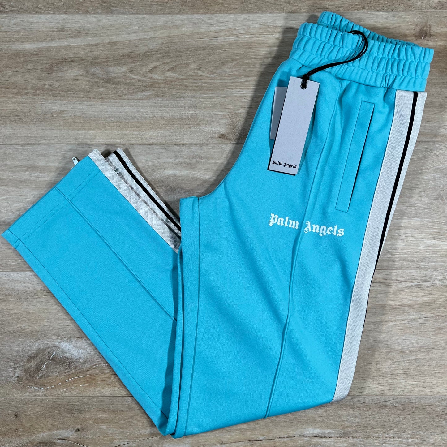 Palm angels baby blue track pants sale