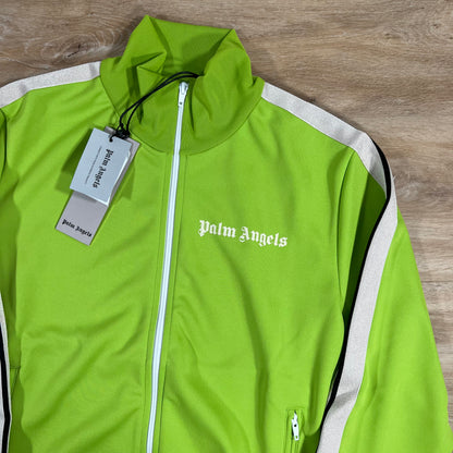 Palm Angels Track Jacket in Lime